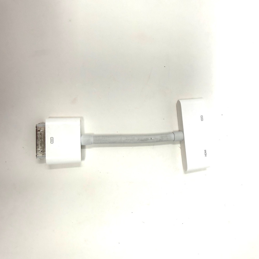 Apple Digital AV Adapter 30-Pin to HDMI White A1388 for iPad iPhone 4 iPod Touch